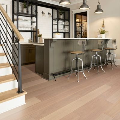 hardwood flooring in a Montgomery kitchen remodel